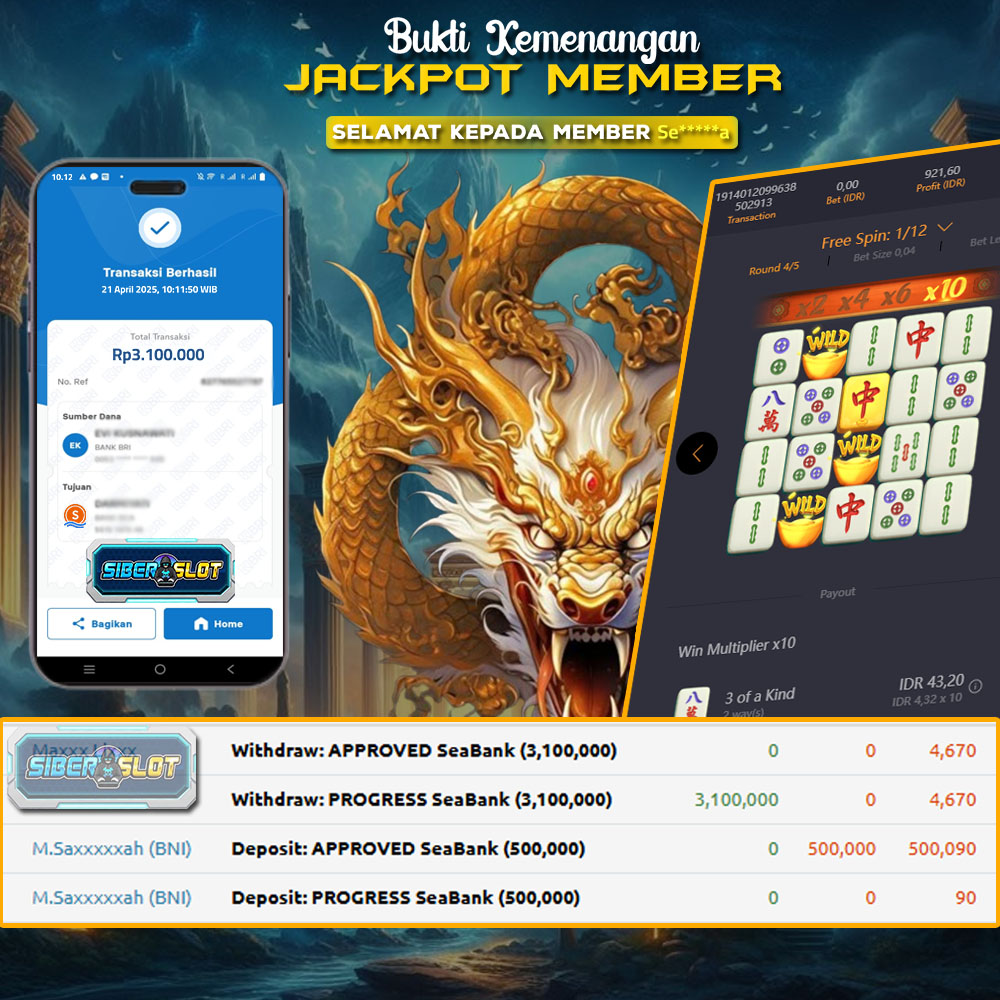 JACKPOT MAIN SLOT GACOR OLYMPUS l 21 APRIL 2025